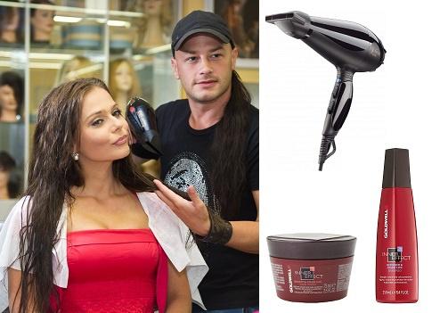 Фен Moser ProfiLine, Шампунь Gold Well, Крем для волос Goldwell Фен Moser ProfiLine, Шампунь Gold Well, Крем для волос Goldwell