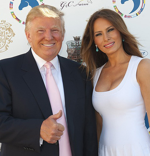 Дональд Трамп и Мелания Трамп Дональд Трамп и Мелания Трамп