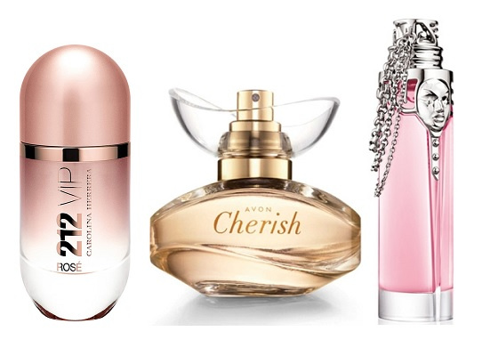 Ароматы 212 Rose, AVON Cherish, Thierry Mugler Womanity Ароматы 212 Rose, AVON Cherish, Thierry Mugler Womanity