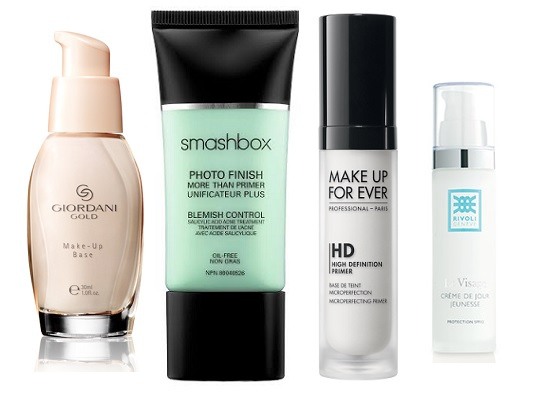 Основа под макияж Giordani Gold, Smashbox Основа для макияжа проблемной и жирной кожи Photo Finish, Make Up For Ever Праймер High Definition Primer, Rivoli Geneve Дневной крем для лица "Омоложение" Основа под макияж Giordani Gold, Smashbox Основа для макияжа проблемной и жирной кожи Photo Finish, Make Up For Ever Праймер High Definition Primer, Rivoli Geneve Дневной крем для лица "Омоложение"
