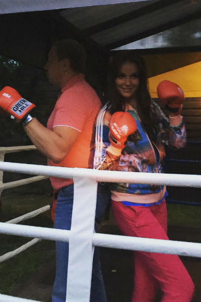 Оксана Федорова с мужем