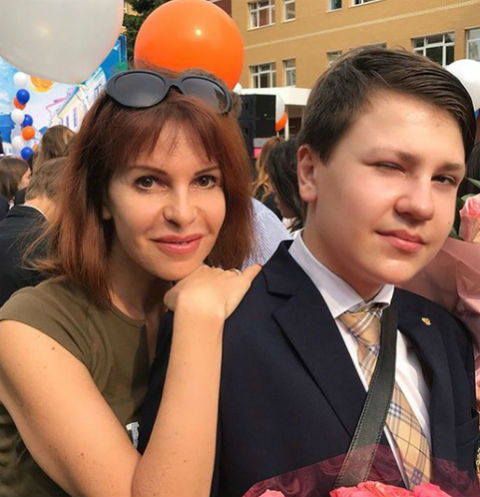 Наталья Штурм с сыном Наталья Штурм с сыном