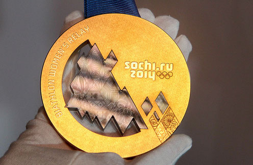 Золотая медаль Сочинской Олимпиады Золотая медаль Сочинской Олимпиады
