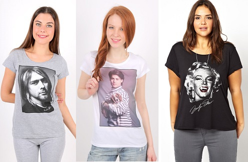 Серая и белая футболка ТВОЕ, черная ASOS Серая и белая футболка ТВОЕ, черная ASOS