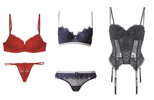 Слева направо: Womans secret, Intimissimi, Lascana Слева направо: Womans secret, Intimissimi, Lascana