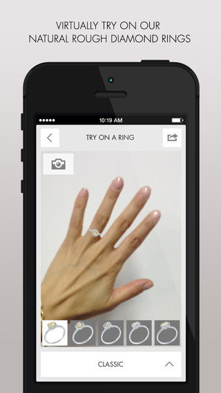 Установка приложения -Diamond in the Rough: Be Unique - Engagement Ring Try-On – бесплатно Установка приложения -Diamond in the Rough: Be Unique - Engagement Ring Try-On – бесплатно