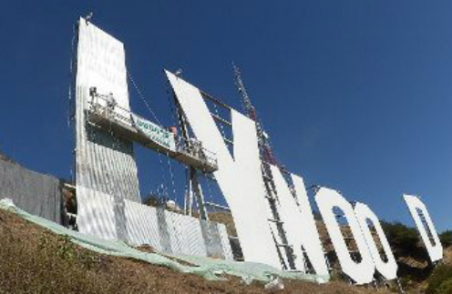 Знаменитая надпись «HOLLYWOOD» Знаменитая надпись «HOLLYWOOD»
