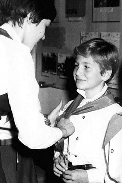 Юный пионер Леня, 1977 год Юный пионер Леня, 1977 год