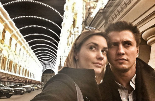 Павел Прилучный и Агата Муцениеце Павел Прилучный и Агата Муцениеце