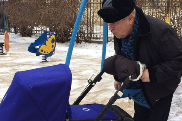 Владимир Винокур с внуком Владимир Винокур с внуком