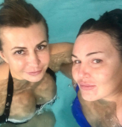 Ирина Агибалова с подругой Мариной Ирина Агибалова с подругой Мариной