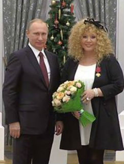 Алла Пугачева и Владимир Путин Алла Пугачева и Владимир Путин