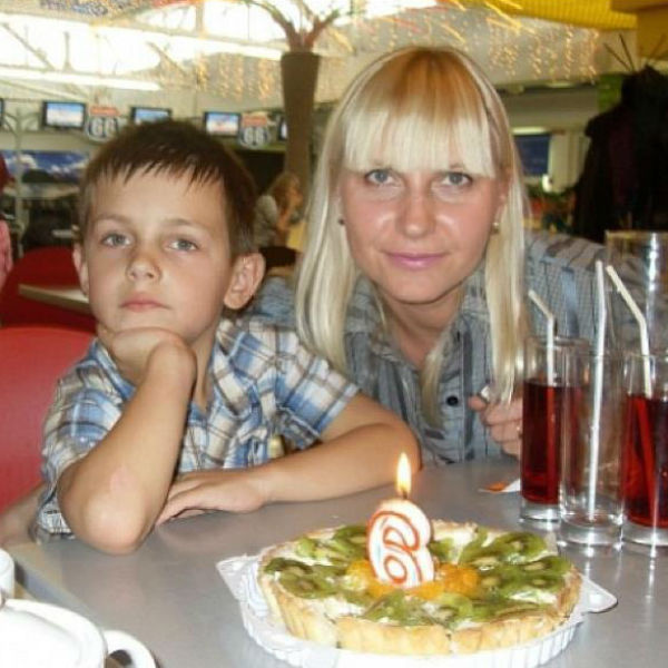 Наташа с сыном Наташа с сыном