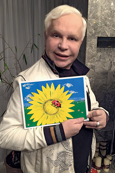 «Последний раз я рисовал в школе, но ради Аллы вспомнил, как это делается» «Последний раз я рисовал в школе, но ради Аллы вспомнил, как это делается»