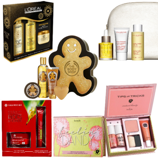 От 1000 до 4000 рублей: L'Oreal Professionnel Шампунь, кондиционер и маска Mythic Oil, 1500 руб. The Body Shop Подарочный набор "Морозный имбирь", 1490 руб. Clarins Программа восстановления баланса обезвоженной кожи "Сияние и тонус", 1700 руб. Yves Rocher Программа против морщин & для упрогости Serum Vegetal³, 1499 руб. Benefit Набор для макияжа Feelin' Dandy, 1300 руб. От 1000 до 4000 рублей: L'Oreal Professionnel Шампунь, кондиционер и маска Mythic Oil, 1500 руб. The Body Shop Подарочный набор "Морозный имбирь", 1490 руб. Clarins Программа восстановления баланса обезвоженной кожи "Сияние и тонус", 1700 руб. Yves Rocher Программа против морщин & для упрогости Serum Vegetal³, 1499 руб. Benefit Набор для макияжа Feelin' Dandy, 1300 руб.