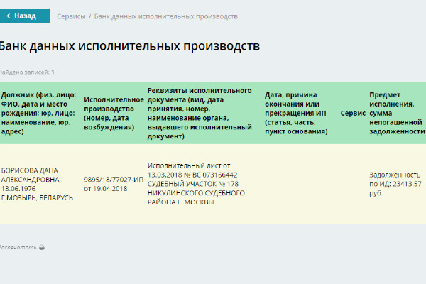 Дана должна погасить всю сумму Дана должна погасить всю сумму