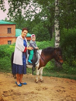 Эвелина с сыном Семеном Эвелина с сыном Семеном