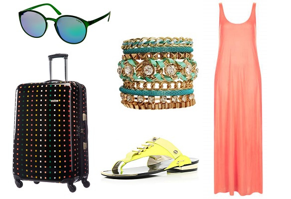 Чемодан American Tourister коллекция Jazz, Очки Le Spaces, Браслет Love Rocks, Сандалии River Island, Платье Top Shop Чемодан American Tourister коллекция Jazz, Очки Le Spaces, Браслет Love Rocks, Сандалии River Island, Платье Top Shop