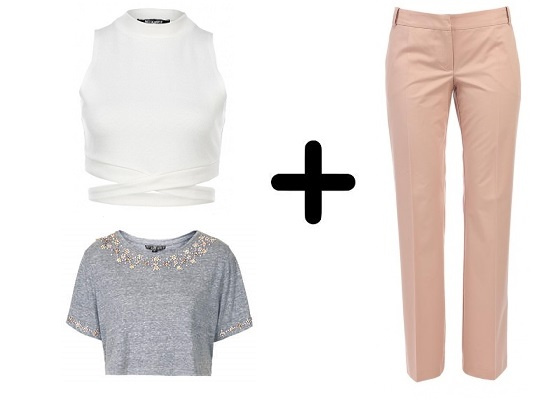 Топы: Misguided, Topshop Брюки: Sinequanone Топы: Misguided, Topshop Брюки: Sinequanone