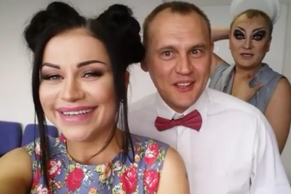 Певица EVгеника, Степан Меньщиков и Заза Наполи Певица EVгеника, Степан Меньщиков и Заза Наполи