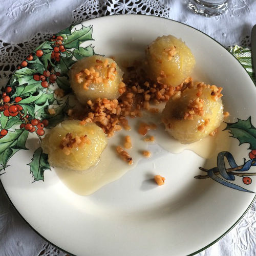 Картофельные клецки - любимое лакомство модели Картофельные клецки - любимое лакомство модели