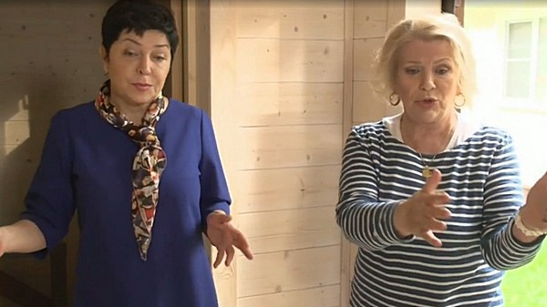 Галина Польских и ведущая передачи Наташа Барбье Галина Польских и ведущая передачи Наташа Барбье