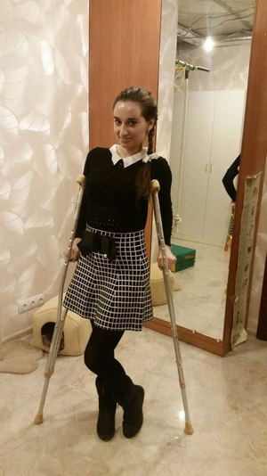 После ДТП Анастасия заново училась ходить После ДТП Анастасия заново училась ходить