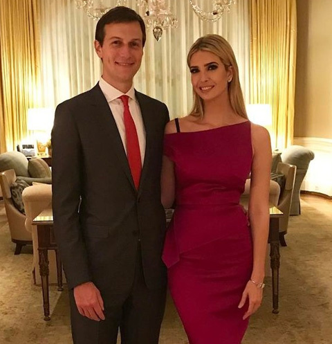 Иванка Трамп и Джаред Кушнер Иванка Трамп и Джаред Кушнер