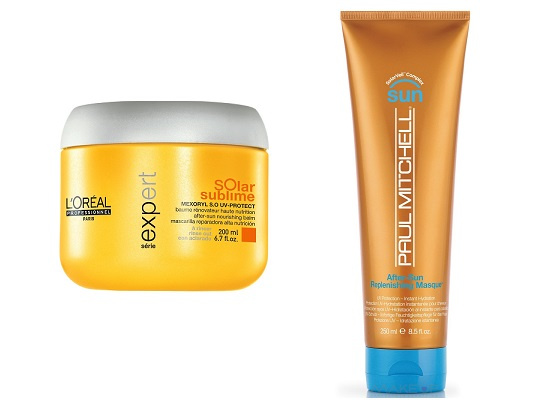 L'Oreal Professionnel Солнцезащитная маска для волос SOlar Sublime, Paul Mitchell Регенерирующая маска после воздействия солнца L'Oreal Professionnel Солнцезащитная маска для волос SOlar Sublime, Paul Mitchell Регенерирующая маска после воздействия солнца