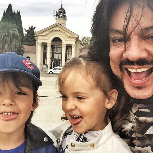  Филипп Киркоров с Аллой-Викторией и Мартином 