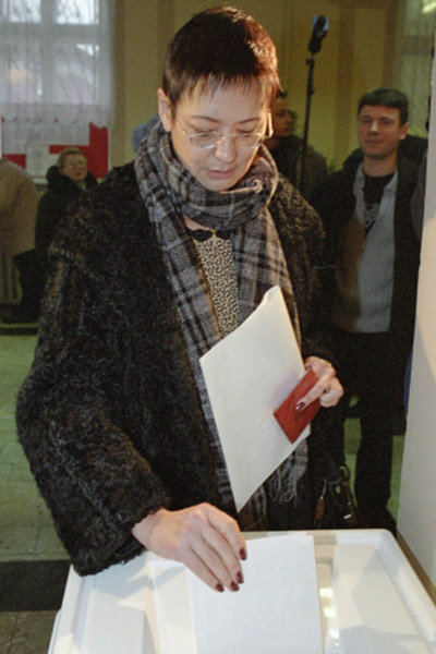 На выборах 2003 года Ирина Хакамада не прошла в парламент На выборах 2003 года Ирина Хакамада не прошла в парламент
