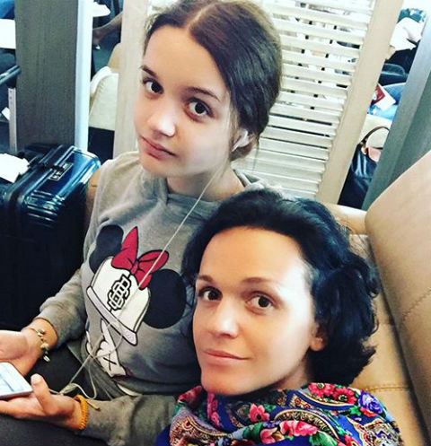 Слава и ее дочь Александра Слава и ее дочь Александра