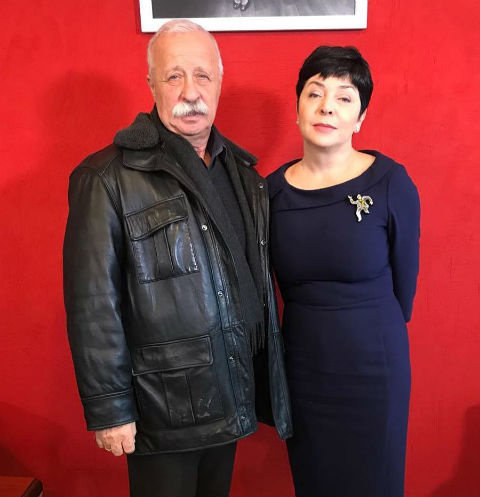 Леонид Якубович и Наталья Барбье