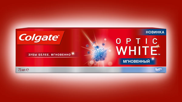 Зубная паста Colgate Optic White Мгновенный