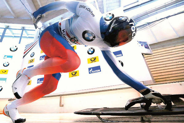 Александр Третьяков в 2014 году стал первым в истории скелетона России олимпийским чемпионом