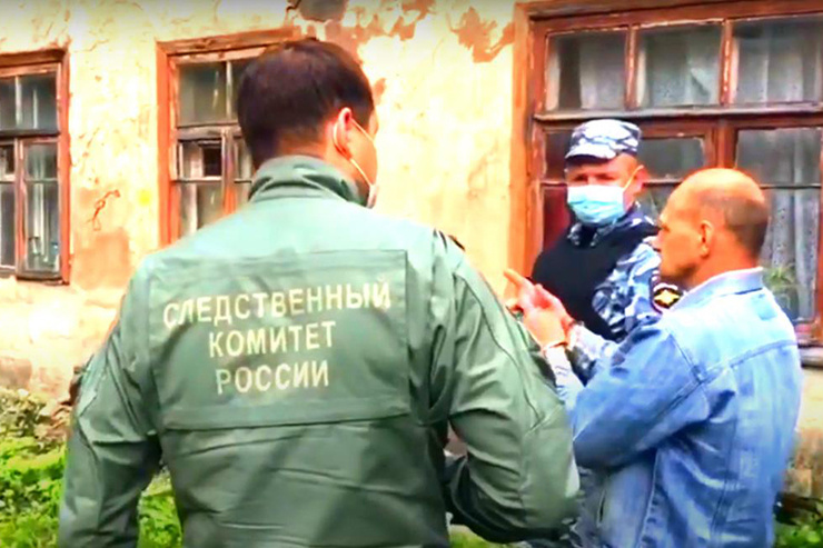 Андрей давал показания на месте гибели последней жертвы