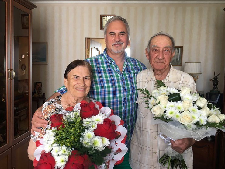 Валерий Меладзе с родителями