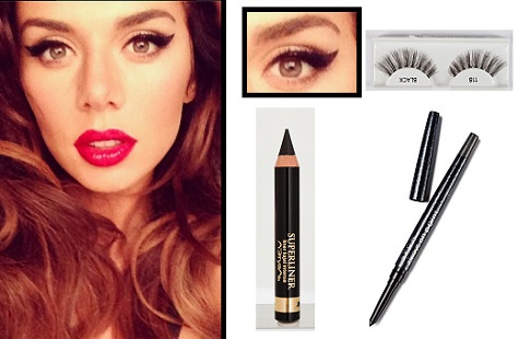 Анна Седокова. Карандаш Avon Always on point, Ресницы Ardell, карандаш Л'этуаль Superliner