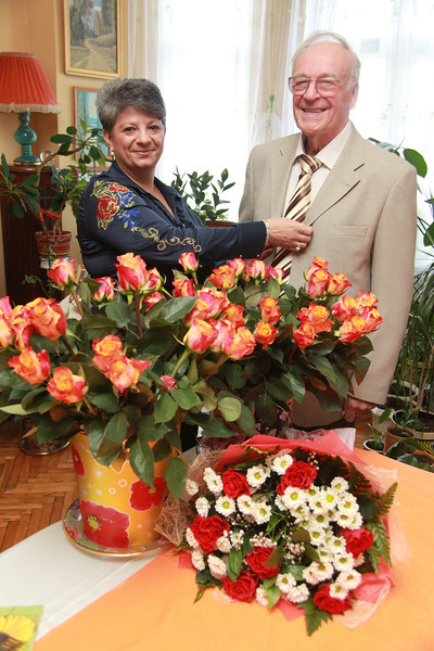 Диктора и его вторая супруга Татьяна, на которой он женился в 2013 году