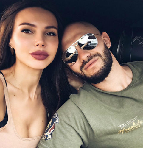 Джиган с супругой Оксаной Самойловой