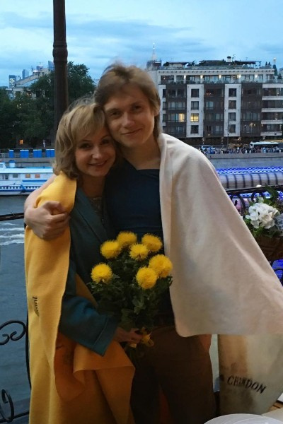 Ольга Прокофьева с сыном Александром