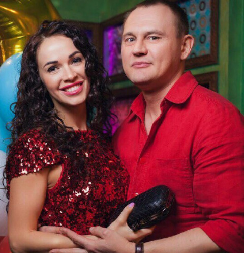 Степан Меньщиков с женой Евгенией