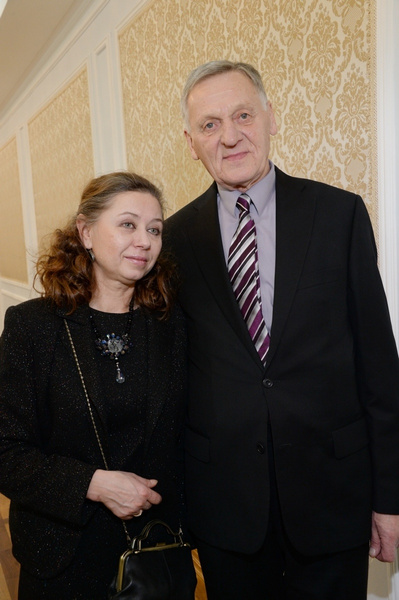 Миколас Орбакас и его жена Миколас Орбакас и его жена