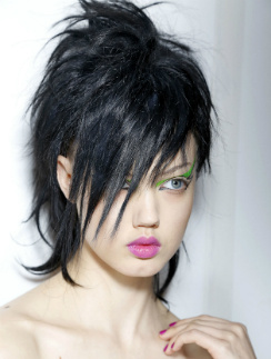 Модель с показа Jeremy Scott Модель с показа Jeremy Scott
