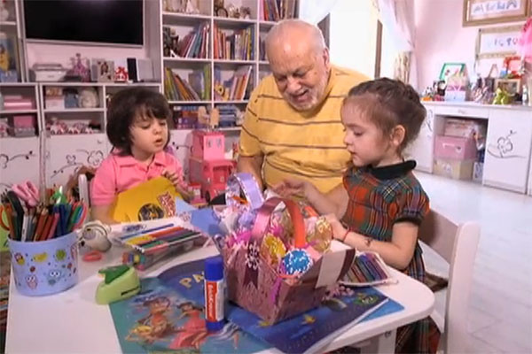 Дети Филиппа Киркорова с дедушкой Бедросом готовят папе сюрприз на день рождения
