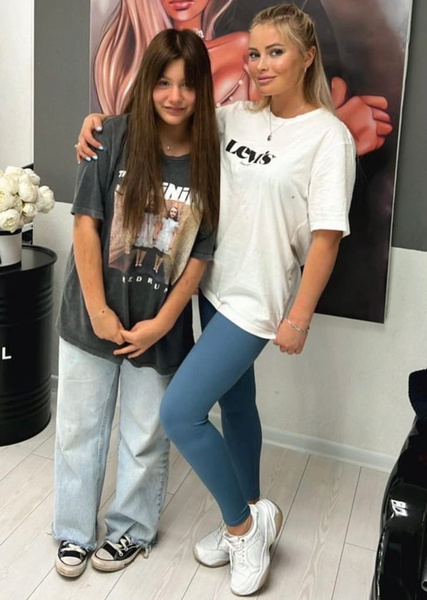 Дана Борисова с дочкой Полиной 