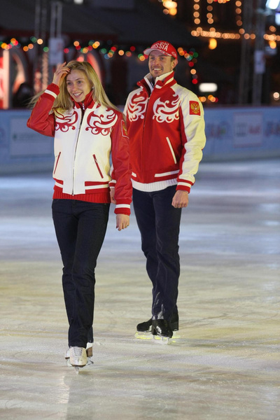 The figure skater was paired with Roman Kostomarov for many years