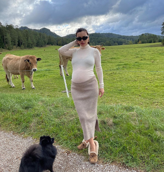 Серябкина часто отдыхает в Австрии во время беременности