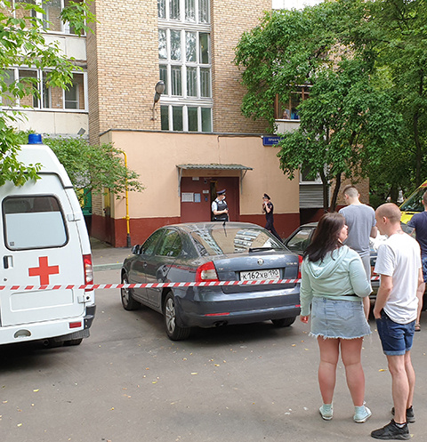 ЧП произошло в Москве на улице Приорова