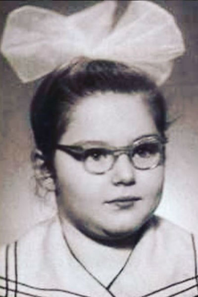 Ирина Витальевна в 1961 году, во время учебы в школе